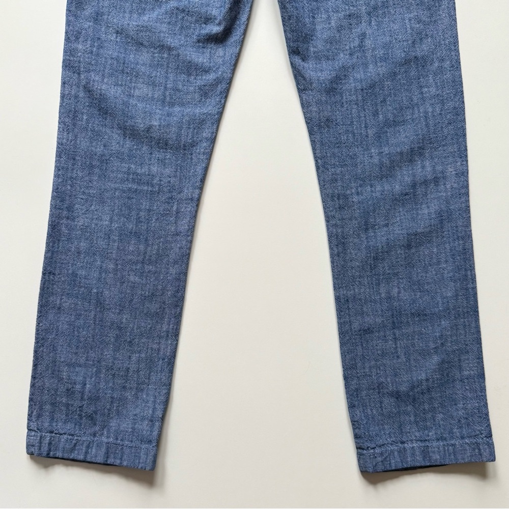 Boden Kids' Unisex Smart Chambray Pull-On Pants - Size 10 - Picture 7 of 10